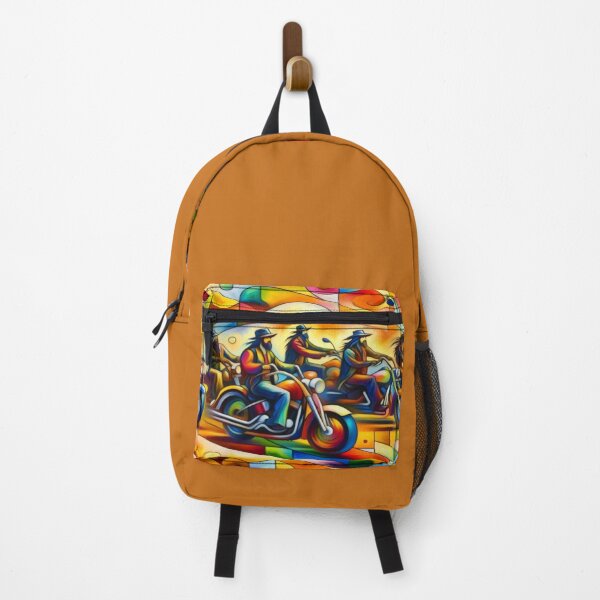 Item preview, A journey through shapes and colors: Cubist biker-boho extravagance designed and sold by FotoworldEdel.