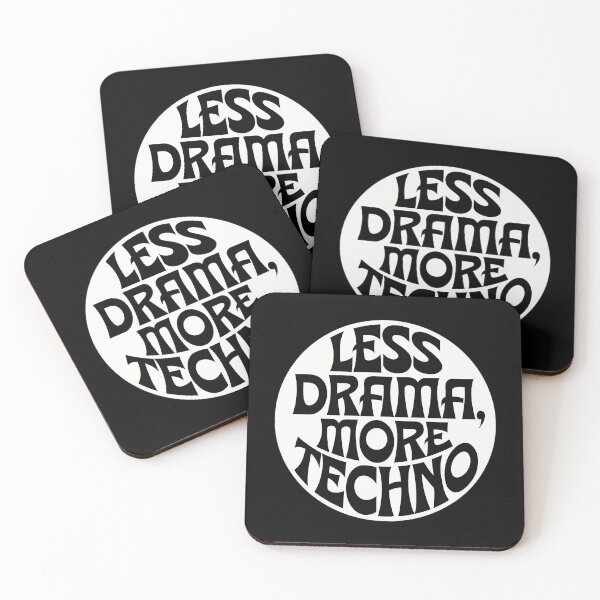 Item preview, Less Drama More Techno! Electronic Music - Perfect Gift for Techno Lovers designed and sold by paulo silveira.
