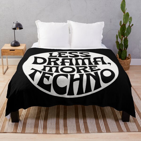 Item preview, Less Drama More Techno! Electronic Music - Perfect Gift for Techno Lovers designed and sold by paulo silveira.