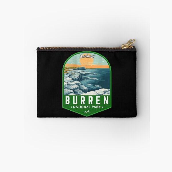Item preview, Burren National Park in Ireland Retro Travel Art Emblem designed and sold by MaateoDesign.