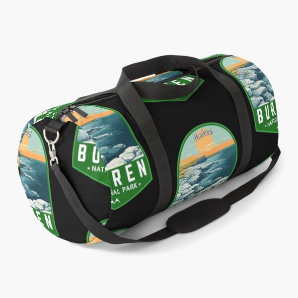 Item preview, Burren National Park in Ireland Retro Travel Art Emblem designed and sold by MaateoDesign.