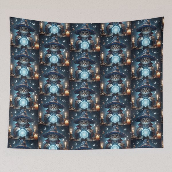 Item preview, Cute Wizard Cat designed and sold by Dogandesighn.
