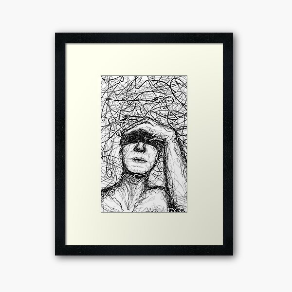 Item preview, Woman looks into the distance designed and sold by MotejART.