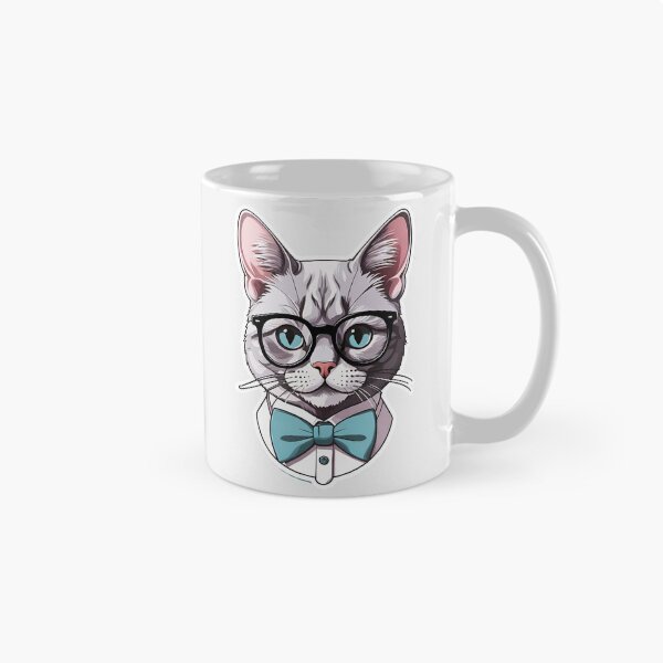 Item preview, Stylish Kitten: The Cutest Cat With Glasses designed and sold by LV-creator.