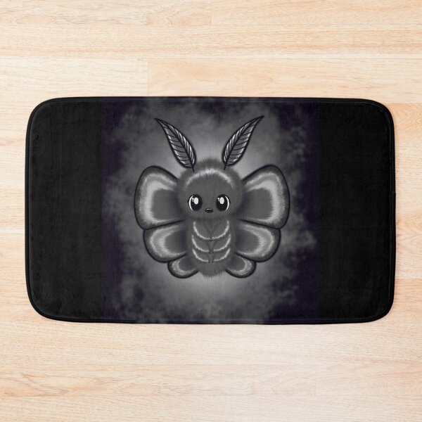Item preview, cute fluffy Goth Moth designed and sold by Pezi-Creation.