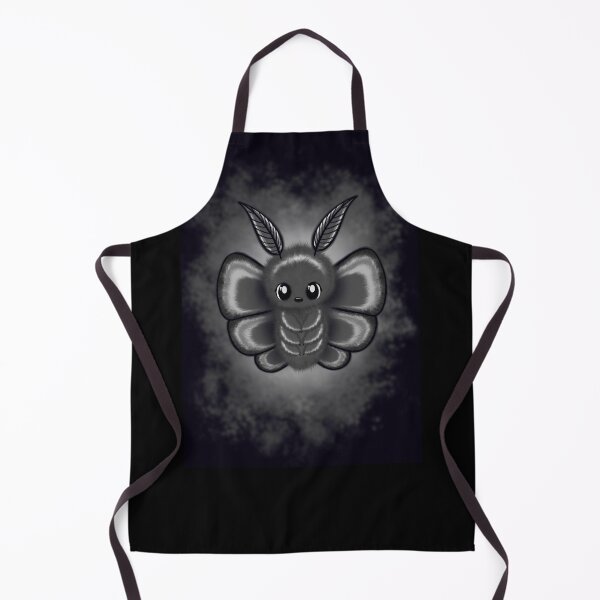 Item preview, cute fluffy Goth Moth designed and sold by Pezi-Creation.