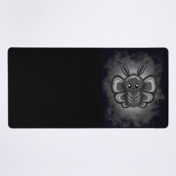 Item preview, cute fluffy Goth Moth designed and sold by Pezi-Creation.