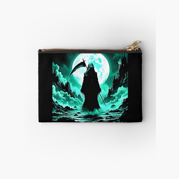 Item preview, Grim Reaper in the Night - cryptid Art designed and sold by Earth Nature Creations.
