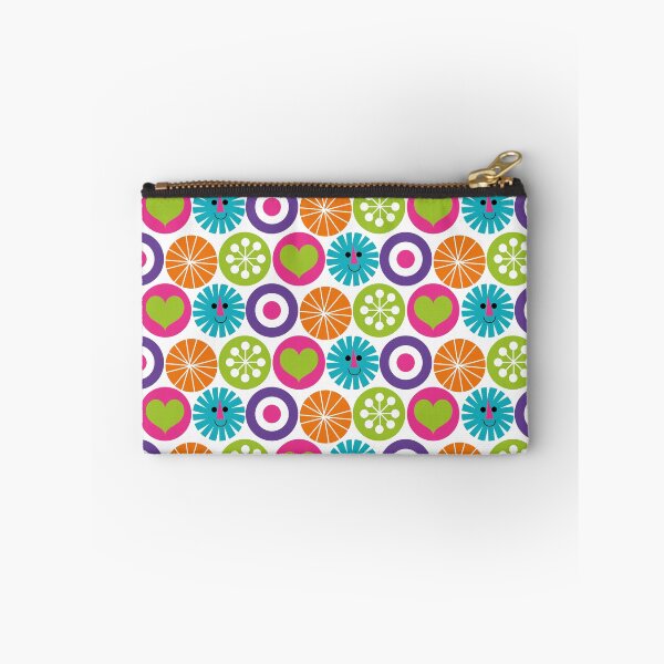 Item preview, Funky retro circles Happy Folk pattern designed and sold by Happy Folk by Sean Sims.
