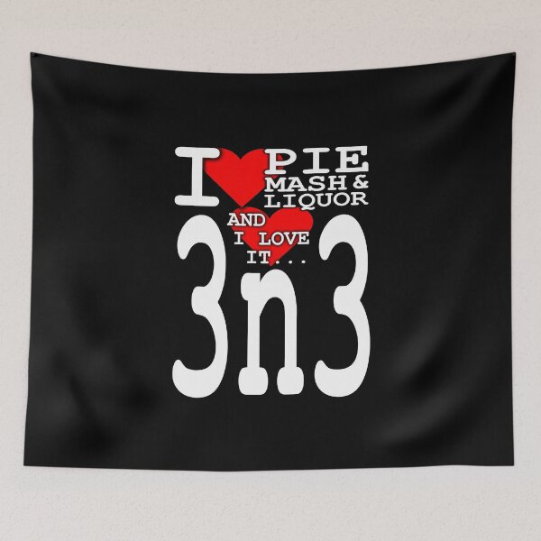 Item preview, I Love Traditional London Pie Mash & Liquor V3n3a designed and sold by RetrospectUK.