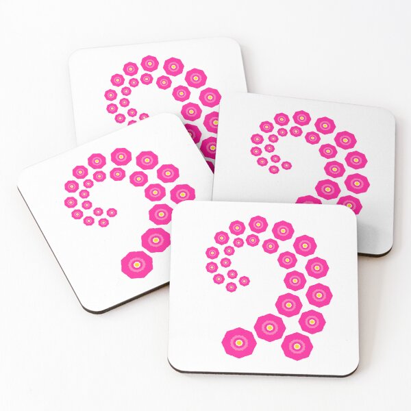 Item preview, Vibrant Pink Floral Spiral designed and sold by Fikuall.