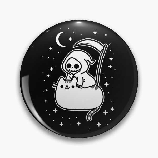 Item preview, Death Rides A Cat, Cat Skull,Cat Loaf designed and sold by Kina-design.