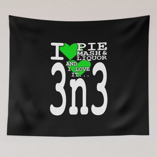 Item preview, I Love Traditional London Pie Mash & Liquor V3n3b designed and sold by RetrospectUK.