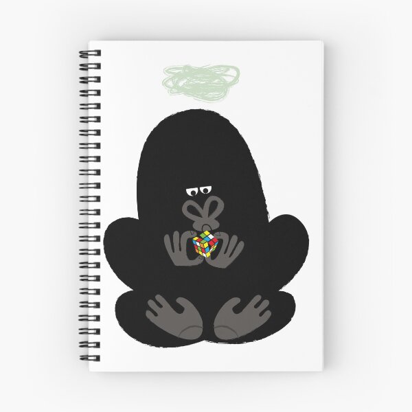 Item preview, Gorilla with a Rubik's Cube designed and sold by Happy Folk by Sean Sims.