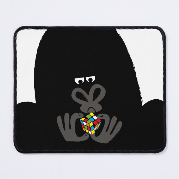 Item preview, Gorilla with a Rubik's Cube designed and sold by Happy Folk by Sean Sims.