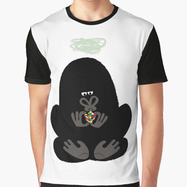 Item preview, Gorilla with a Rubik's Cube designed and sold by Happy Folk by Sean Sims.