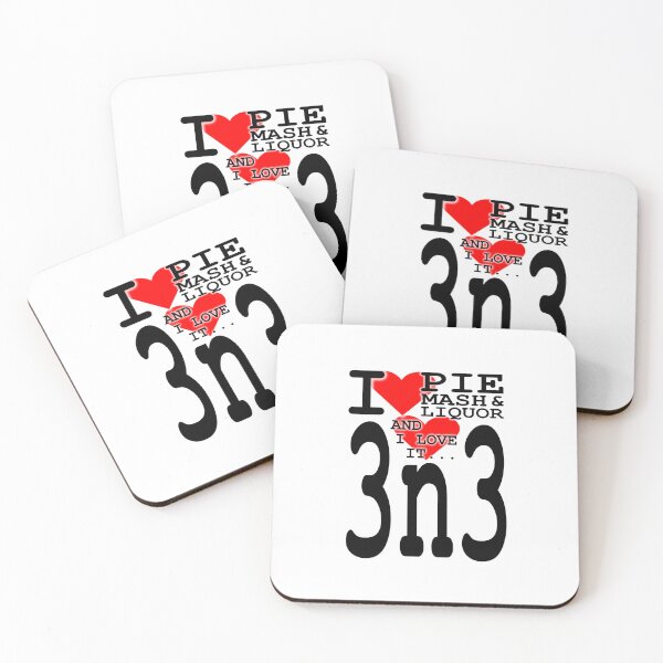 Item preview, I Love Traditional London Pie Mash & Liquor V3n3c designed and sold by RetrospectUK.