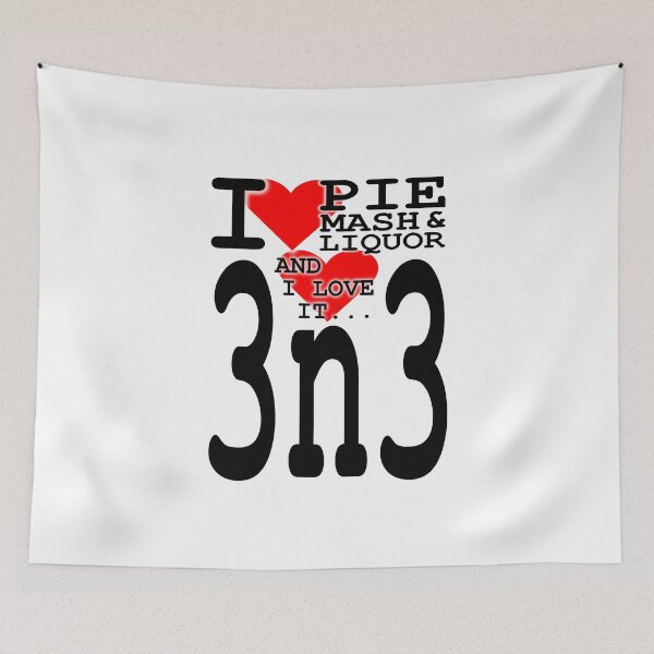 Item preview, I Love Traditional London Pie Mash & Liquor V3n3c designed and sold by RetrospectUK.