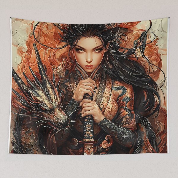 Item preview, Edo Warrior Art designed and sold by AP_1979.