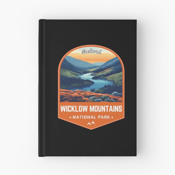 Item preview, Wicklow Mountains National Park in Ireland Retro Travel Art Emblem designed and sold by MaateoDesign.