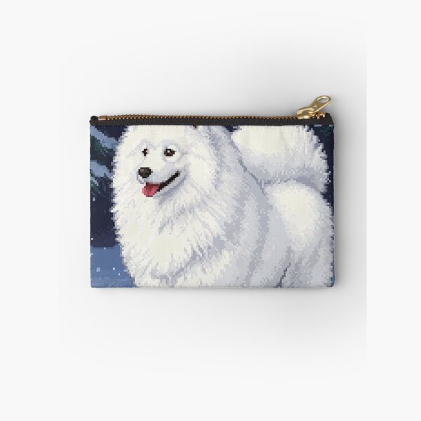 Item preview, Samoyed pixel art designed and sold by wi geon.