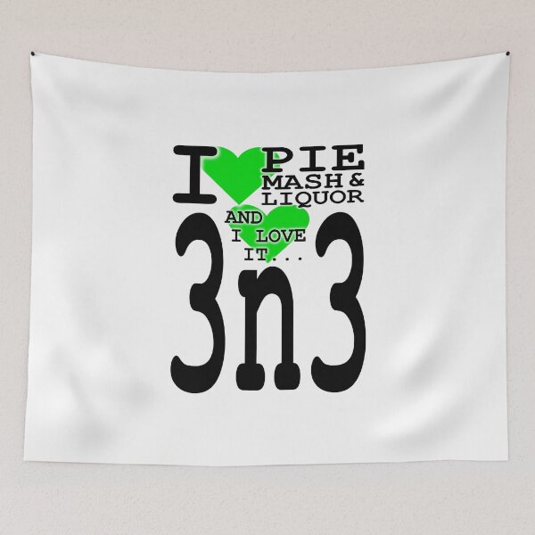 Item preview, I Love Traditional London Pie Mash & Liquor V3n3d designed and sold by RetrospectUK.