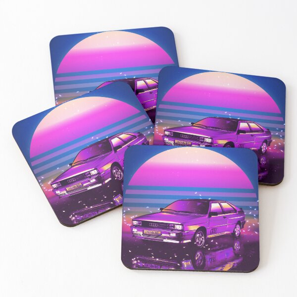 Item preview, Audi Quattro Retro Art designed and sold by aliigal.