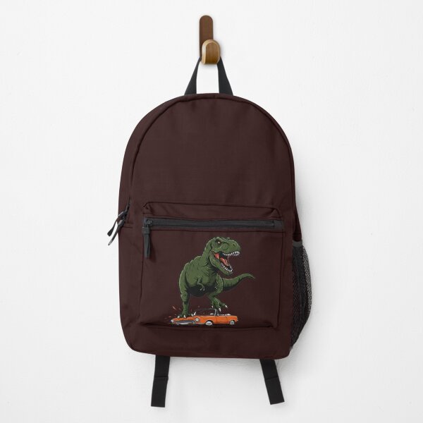 Item preview, trex dinosaur stepping on car designed and sold by ThirtyNumber.