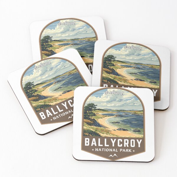 Item preview, Ballycroy National Park in Ireland Retro Travel Art Emblem designed and sold by MaateoDesign.