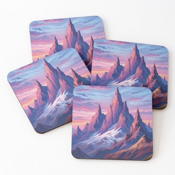 Item preview, Mountains of dreamy colors designed and sold by wi geon.