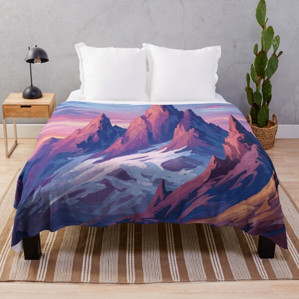 Item preview, Mountains of dreamy colors designed and sold by wi geon.