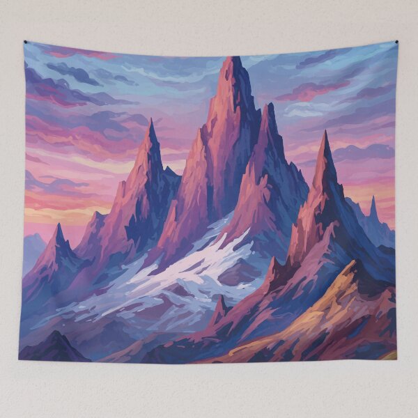 Item preview, Mountains of dreamy colors designed and sold by wi geon.