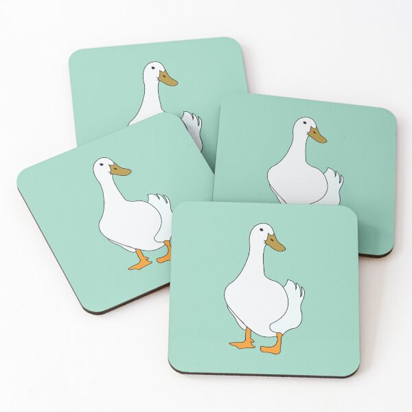 Item preview, Duck Bird White Duck designed and sold by Nisha Prabhu.