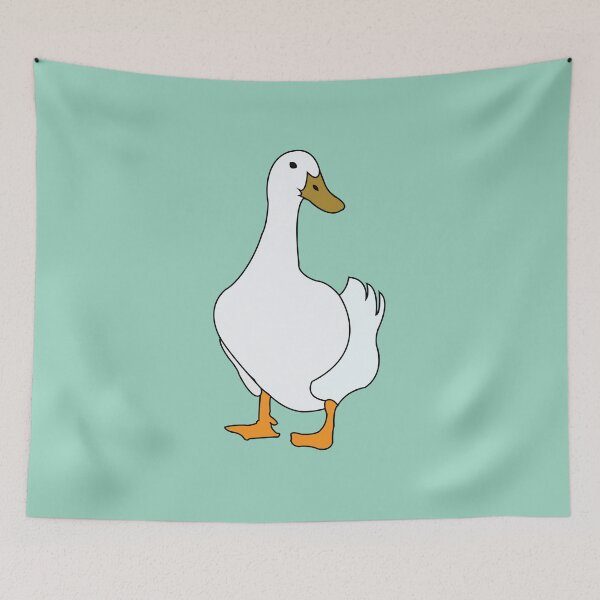 Item preview, Duck Bird White Duck designed and sold by Nisha Prabhu.