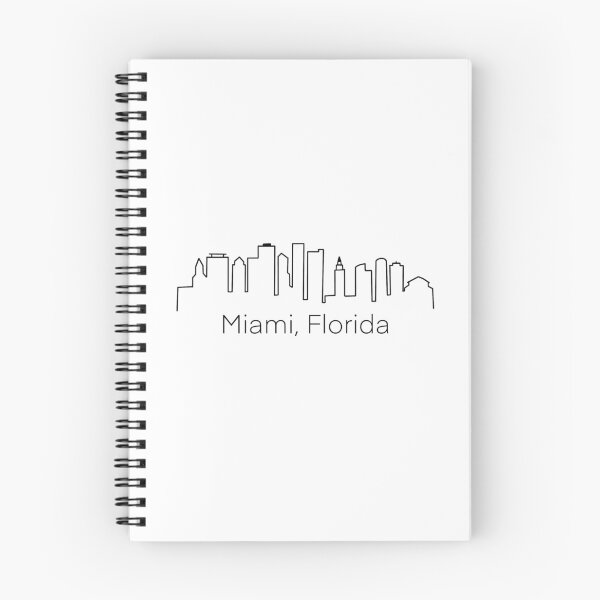 Item preview, Miami Skyline designed and sold by delmarvastickers.