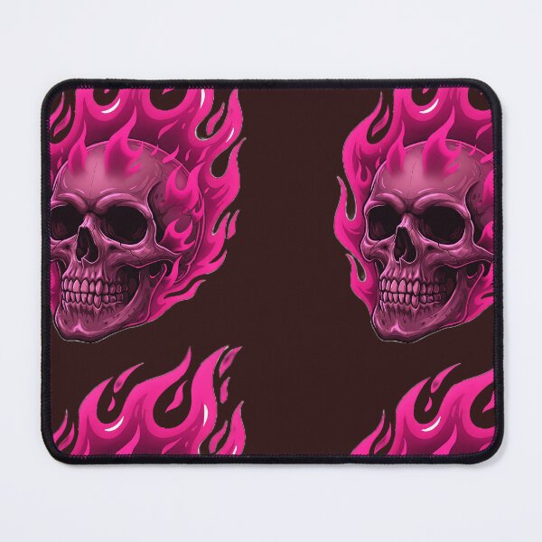 Item preview, skull emits pink fire designed and sold by ThirtyNumber.