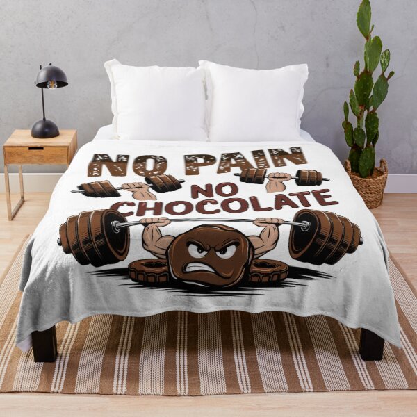 Item preview, NO pain NO chocolate! designed and sold by BugiDesignArt.
