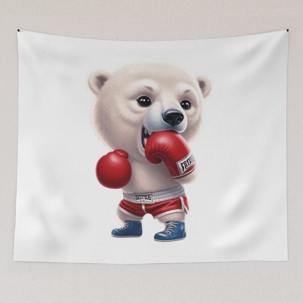 Item preview, Boxing Bear Biting Glove - Parody on Mike Fight designed and sold by Marshcherokee.