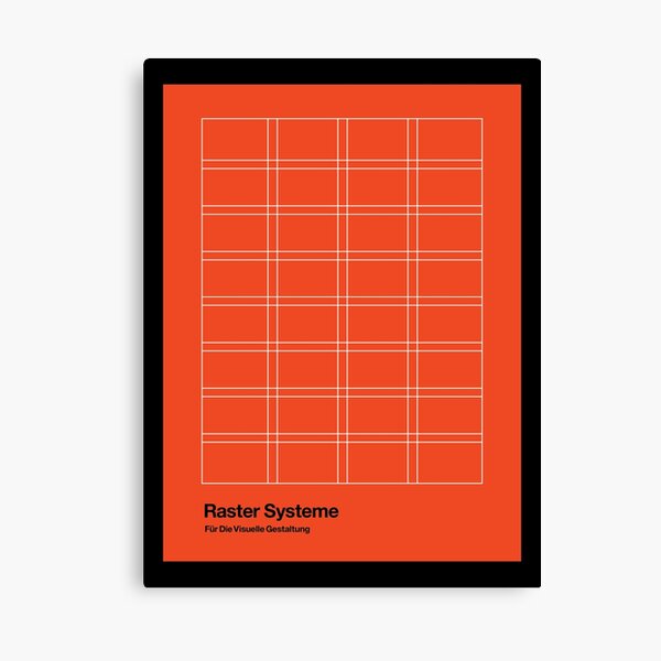 Aperçu de l'œuvre Système de grille, conception graphique d'affiches créée et vendue par creative boutique.
