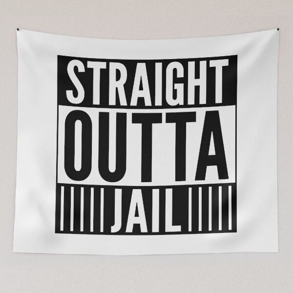 Item preview, Straight Outta Jail designed and sold by creativecurly.