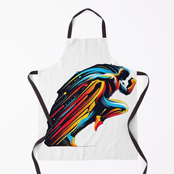 Item preview, A silhouette of an athlete in motion designed and sold by VladisWorld.