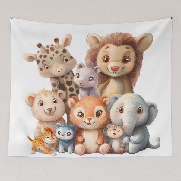 Item preview, Safari Friends designed and sold by AI-Only Creations.