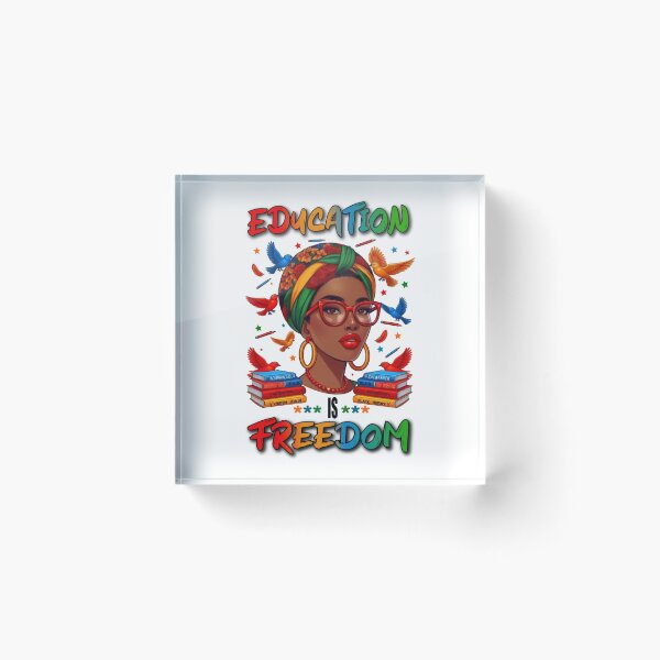Item preview, Black History Teacher Education Is Freedom Nice Afro Women Gift designed and sold by Creat-Des.