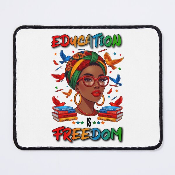 Item preview, Black History Teacher Education Is Freedom Nice Afro Women Gift designed and sold by Creat-Des.