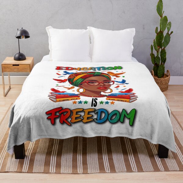 Item preview, Black History Teacher Education Is Freedom Nice Afro Women Gift designed and sold by Creat-Des.