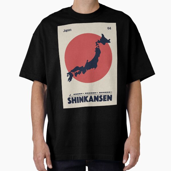 Vista previa del artículo con la obra «Shinkansen: el famoso sistema de trenes bala de Japón», diseñado y vendido por Drawings Project.