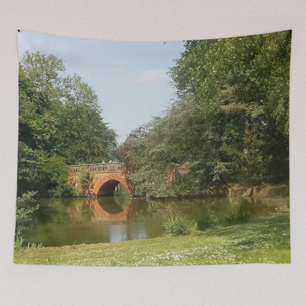 Item preview, Red Carriage Bridge, Cannon Hill Park, Birmingham designed and sold by jeremydwilliams.