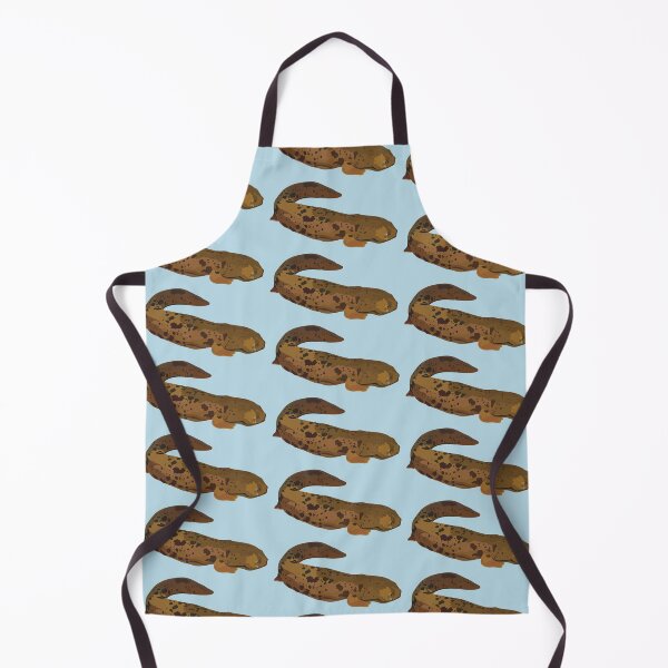 Item preview, H is for Hellbender ,Hellbender Salamander – Large North American Aquatic Amphibian Illustration designed and sold by PrettylittlepastelUk.