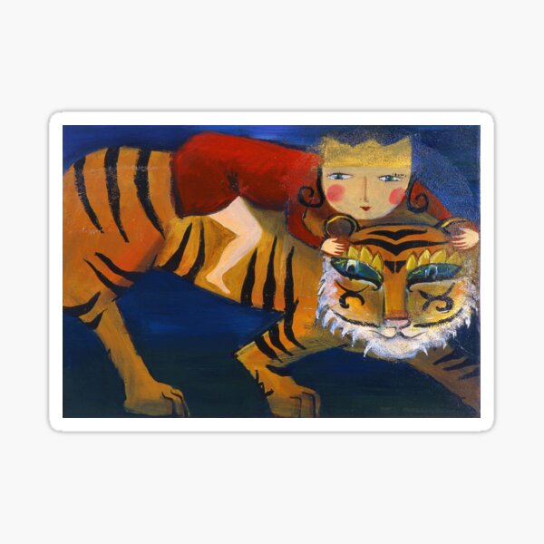 Aperçu de l'œuvre Tiger Princess créée et vendue par studioart65.