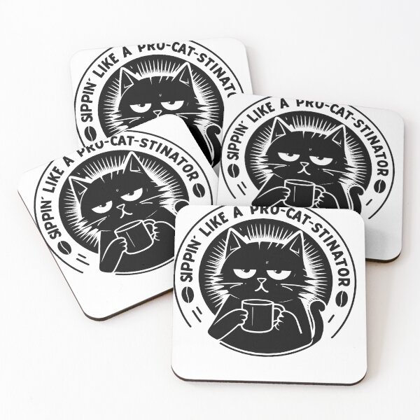 Item preview, Sippin’ like a pro-cat-stinator designed and sold by Tees16.